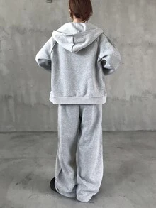FRIFUL Women Two-Piece Outfits - Grey - View 3