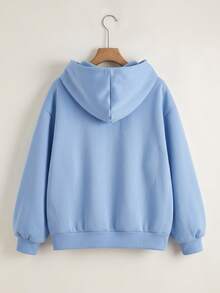 Teen Girls Sweatshirts - Blue - View 2