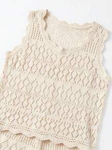 SHEIN Franclia Women Sweater Co-Ords - Apricot - View 3
