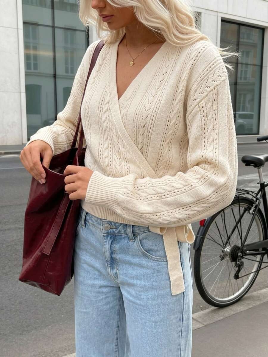 SHEIN PariChic Cardigans pour femmes - Nude - Voir 1