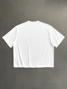 StoneGrade Camiseta de manga corta con estampado de torre para hombre - Blanco - Ver 3