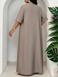 SHEIN Lady Plus Size Co-Ords - Black - View 2