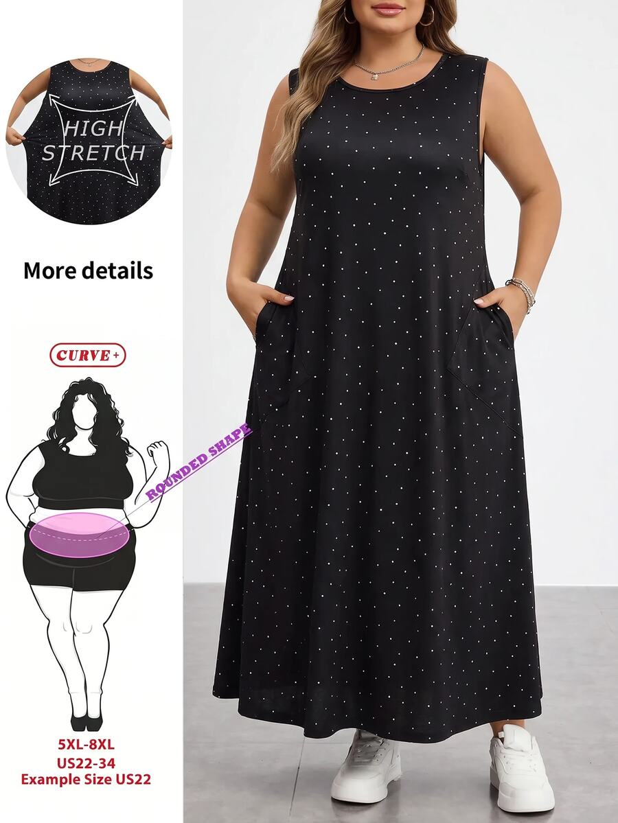 SHEIN CURVE+ 加大洋裝 - 彩色 - 查看 1