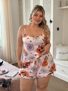 Slumberry CURVE Plus Size Pajama Sets - Multicolor - View 5