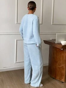 DAZY Women Pajama Sets - Blue - View 2