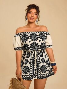 Travachic Plus Size Jumpsuits - Multicolor - View 5