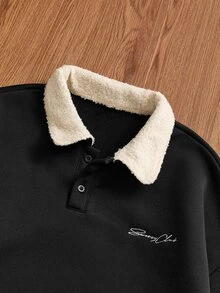 SWAVVY Sudaderas para hombre - Negro - Ver 3