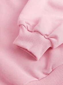 SHEIN Girlism Tween Girls Autumn Sweatshirts Kids - Pink - View 4