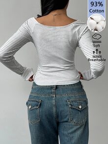SHEIN BASICS 女士T恤 - 彩色 - 查看 2