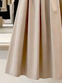 Franclia Women Skirts - Khaki - View 6