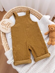 SHEIN Monos de Bebé Niña - Caqui - Ver 3
