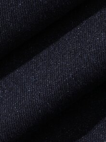 DAZY 1 chiếc quần jean ống rộng cạp cao - Màu xanh lam - Xem 3