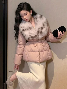 DAZY Women Winter Coats - Pink - View 4