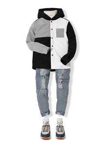 SHEIN 男童（大）襯衫 - 黑與白 - 查看 4