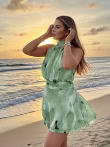 Auralis Vestidos Tallas Grandes - Verde - Ver 2
