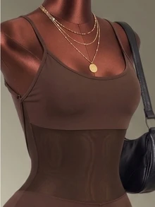 Amplova Women Sports Jumpsuits - Brown - View 7