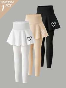 SHEIN 女童（大）打底褲 - 彩色 - 查看 1