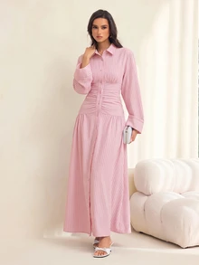 SHEIN Tall 女式長裙 - 粉色 - 查看 6