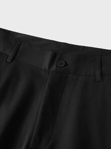 SWAVVY Pantalones para hombre - Negro - Ver 3