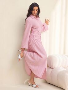 SHEIN Tall 女式長裙 - 粉色 - 查看 1