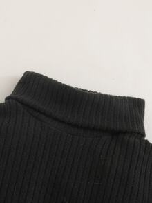 SHEIN Young Girls Dresses - Black - View 6
