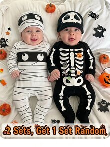 Newborn Baby Pajamas - White - View 4