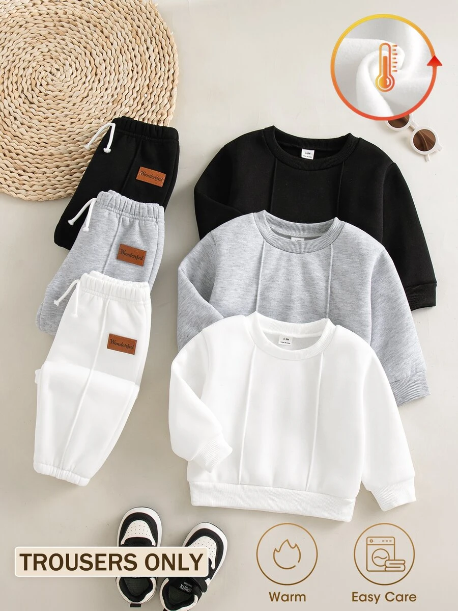 SHEIN Vintaside Kids 嬰童(男)下裝 - 彩色 - 查看 1
