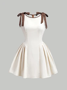 SHEIN MOD Plus Size Dresses - Brown - View 1