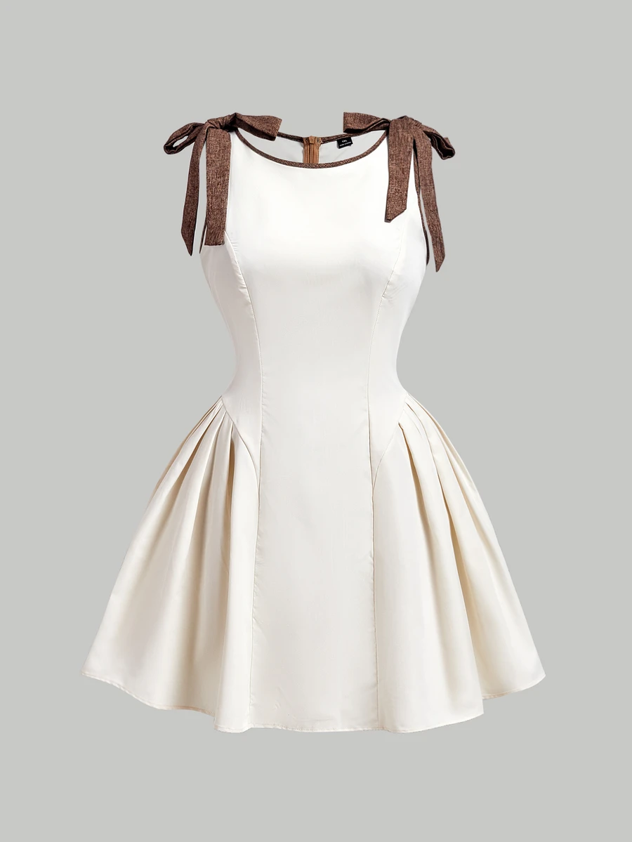 SHEIN MOD Plus Size Dresses - Brown - View 1