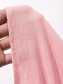 Dazy Plus Loose Casual Patchwork Embroidered Floral Pattern Elegant Fun Commute Spring Summer Autumn New Long Sleeve Blue Shirt Vacation - Pink - View 3
