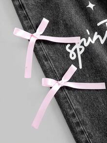 Tween Girls Jeans - Black - View 3