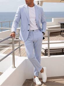 Blue and White