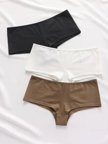 Ocili 3PCS Women Boyshorts - Multicolor - View 3