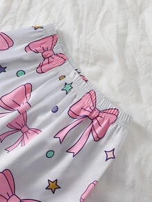 SHEIN بيجامات طفلة صغيرة - وردي - مشاهدة 9