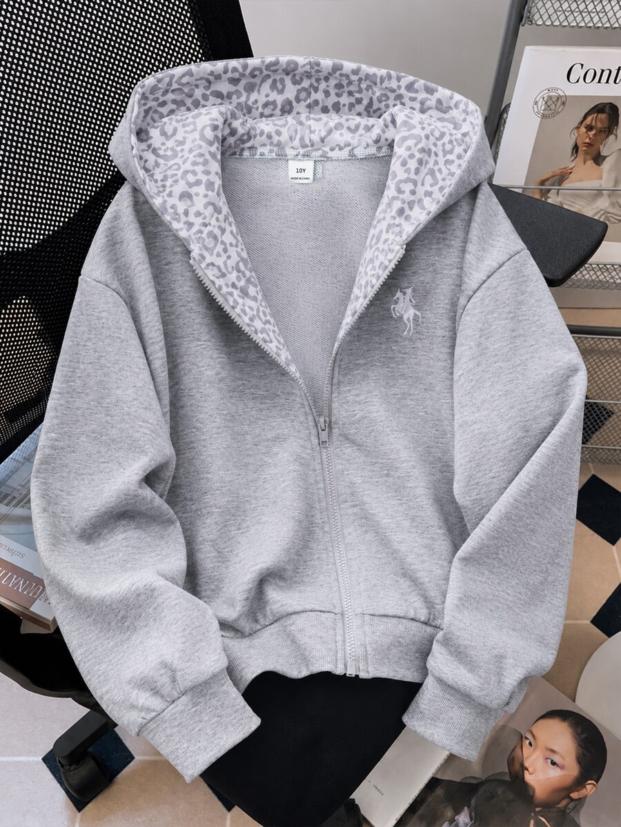 Cazadoras Niñas (8-12) - Gris - Ver 1
