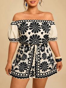 Travachic Plus Size Jumpsuits - Multicolor - View 3
