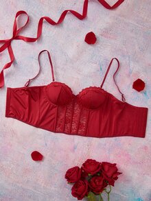 Elorette Women Bras & Bralettes - Burgundy - View 4