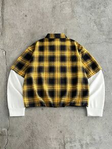 AXEPEAK Men Shirts - Yellow - View 2