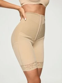 SHAPORA 1pc Women's Lace Patchwork Shaping Bottom - Apricot - View 5