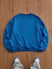 SWAVVY Men Sweatshirts - Blue - View 3