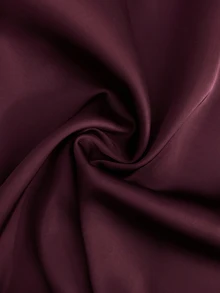 Elaquor Plus Size Skirts Fall - Burgundy - View 3