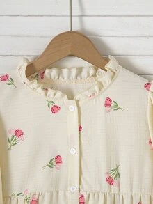 SHEIN Tween Girls Blouses - Multicolor - View 3
