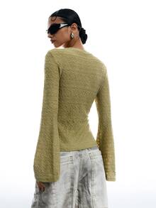 LYSMO Women T-Shirts - Green - View 2
