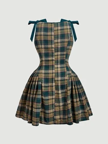 SHEIN MOD Vestidos Tallas Grandes - Verde Oscuro - Ver 2
