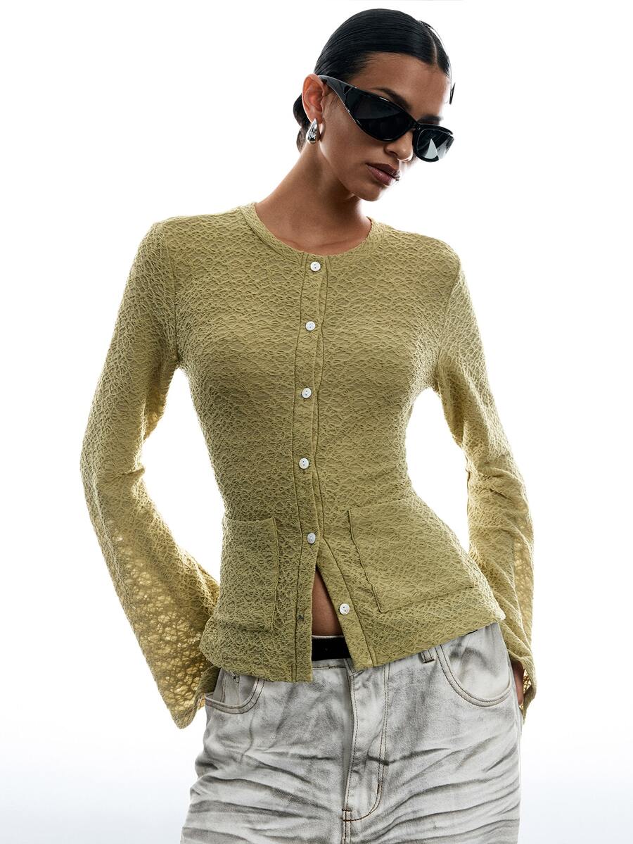 LYSMO Women T-Shirts - Green - View 1