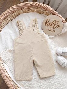 SHEIN Newborn Baby Jumpsuits - Beige - View 2