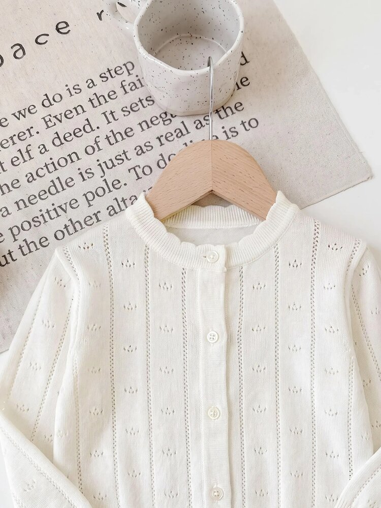 Baby Girls Cardigans - White - View 3