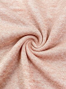 Freevana Plus Asymmetrical Neck Drop Shoulder Tee Without Bra - Multicolor - View 9