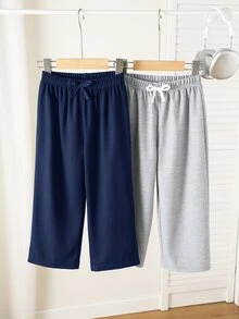 SHEIN Young Boys Sweatpants - Multicolor - View 6