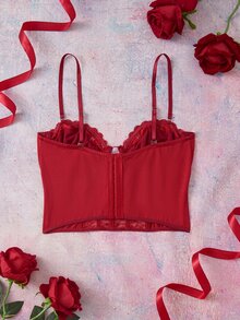 Elorette Women Bras & Bralettes - Burgundy - View 2